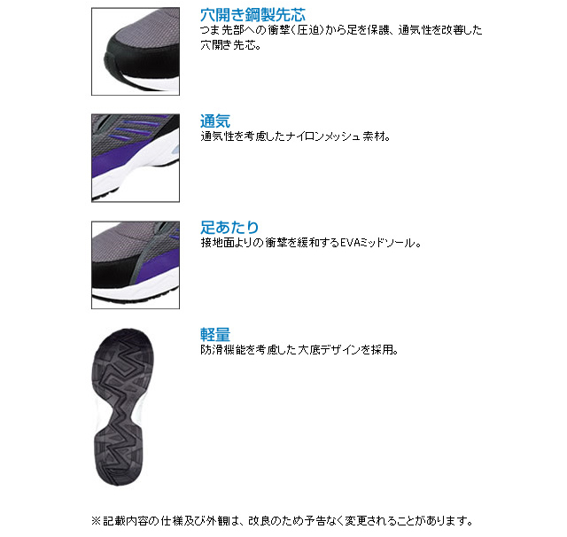消耗品なごみ 安全靴 マンダムセーフティー#775特徴